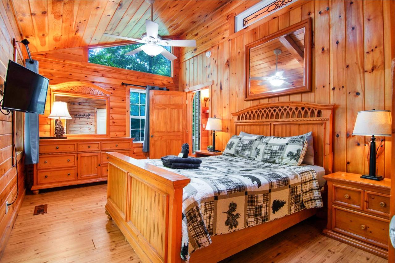 Cozy Cabin Retreat - Hot Tub, Fireplace & Fire Pit Blue Ridge Dış mekan fotoğraf