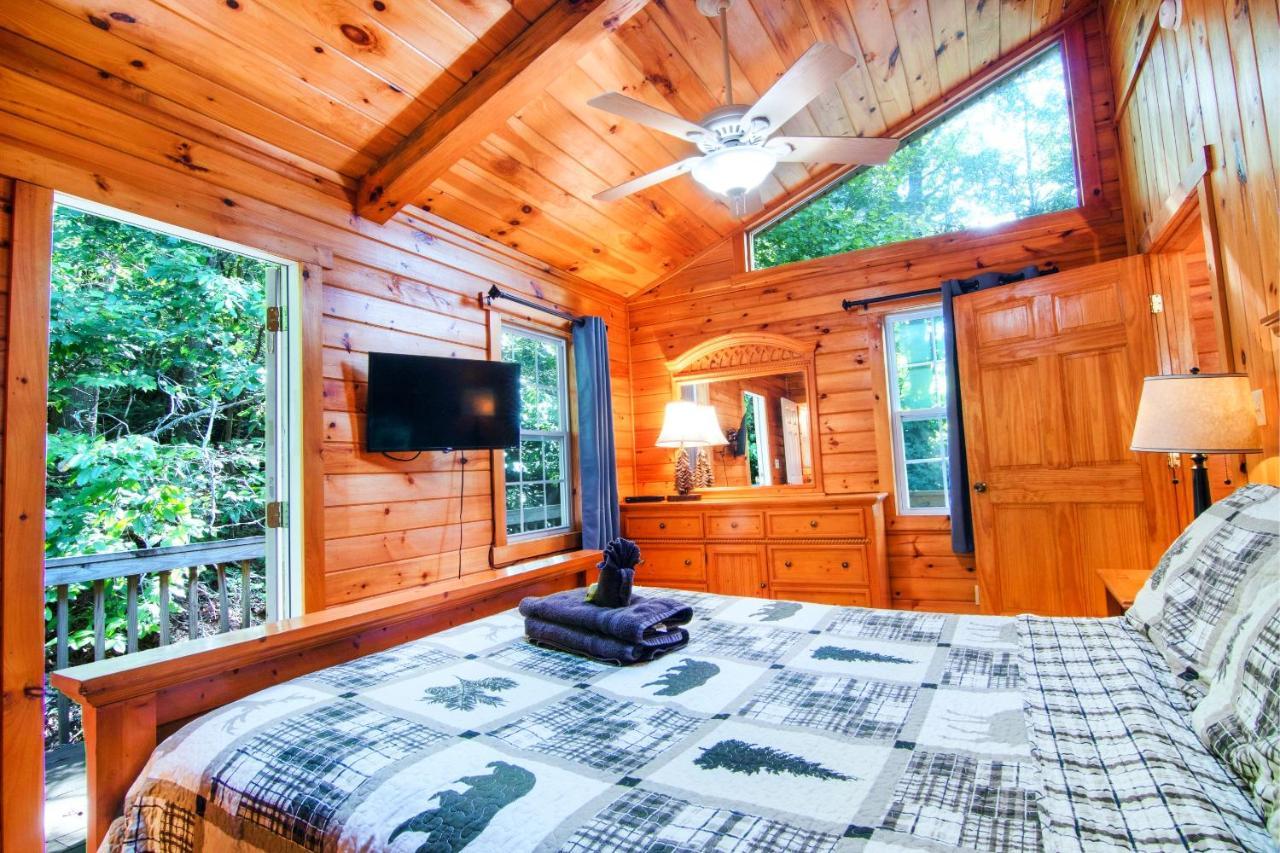 Cozy Cabin Retreat - Hot Tub, Fireplace & Fire Pit Blue Ridge Dış mekan fotoğraf